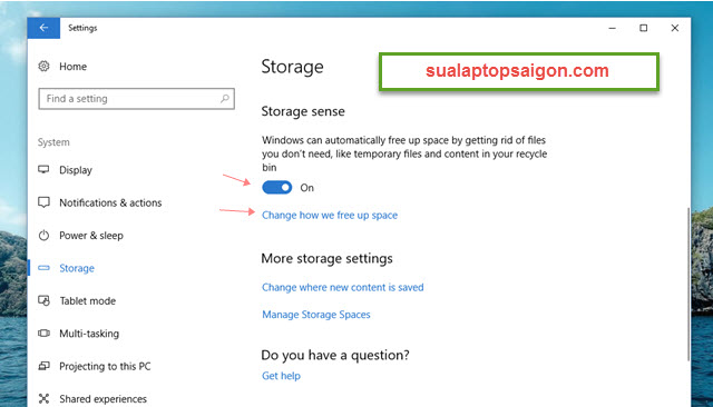 Storage Sense